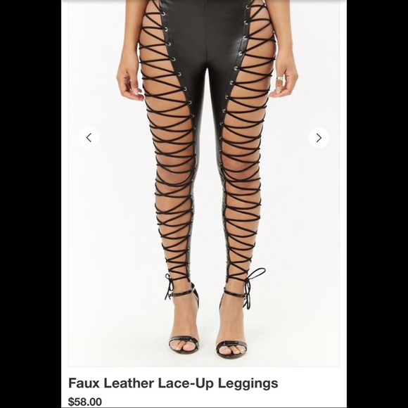 Lace up leggings - Picture 1 of 1
